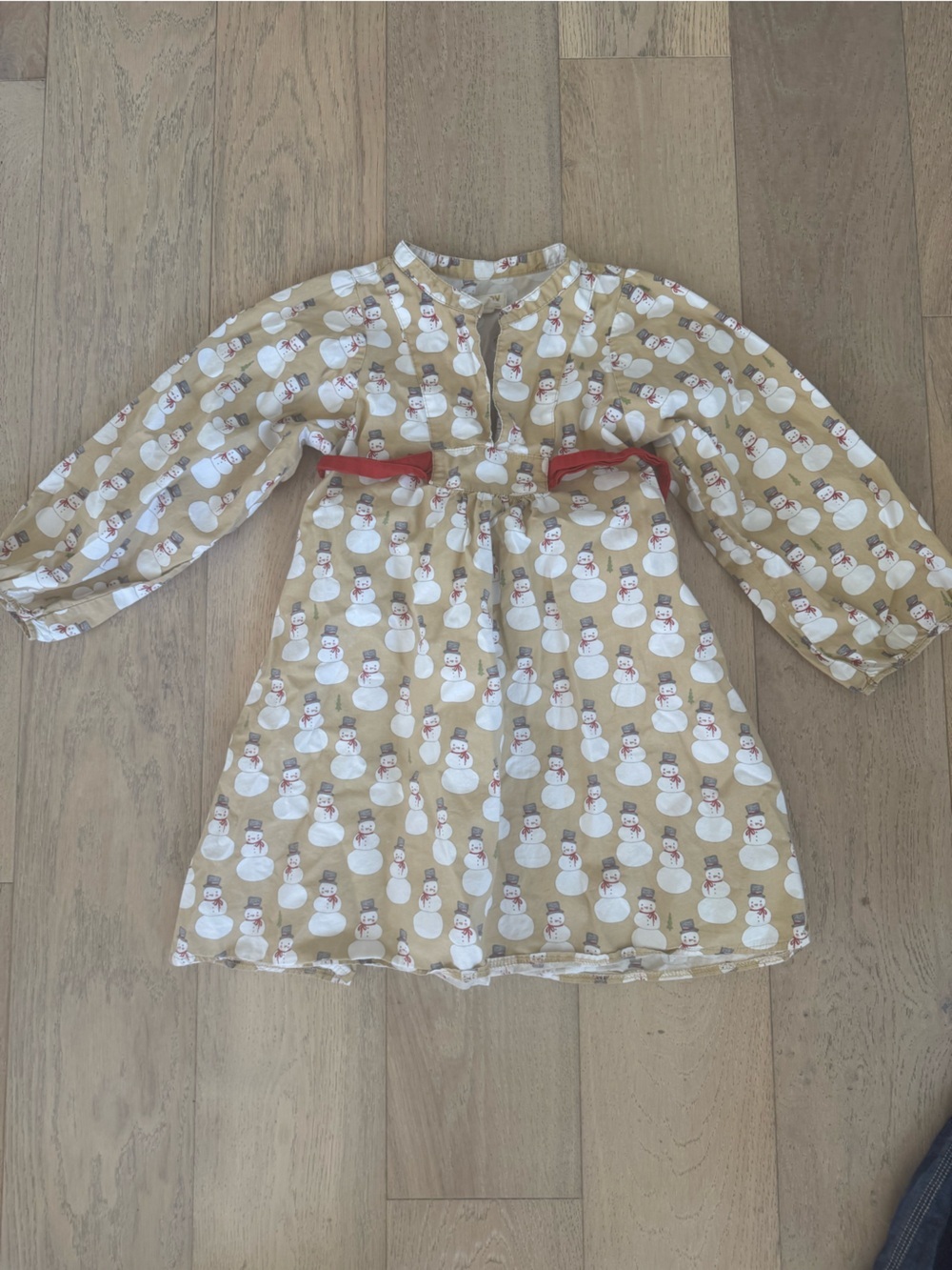 Happy by Pink Chicken Snowman Dress